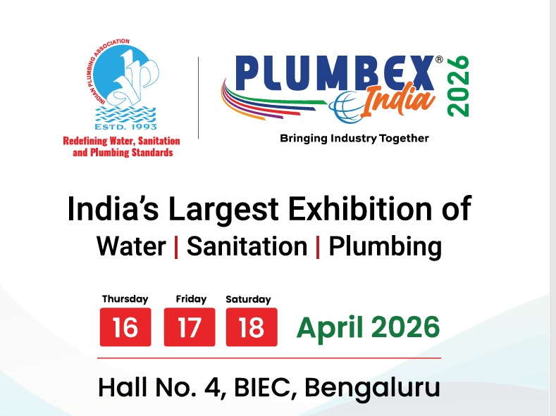 PLUMBEX India 2026 – India's Largest Exhibition of Water, Sanitation & Plumbing